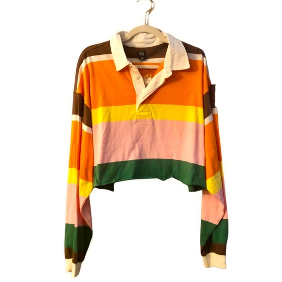 Urban Outfitters Cropped Rugby Shirt - Picture 6 of 10